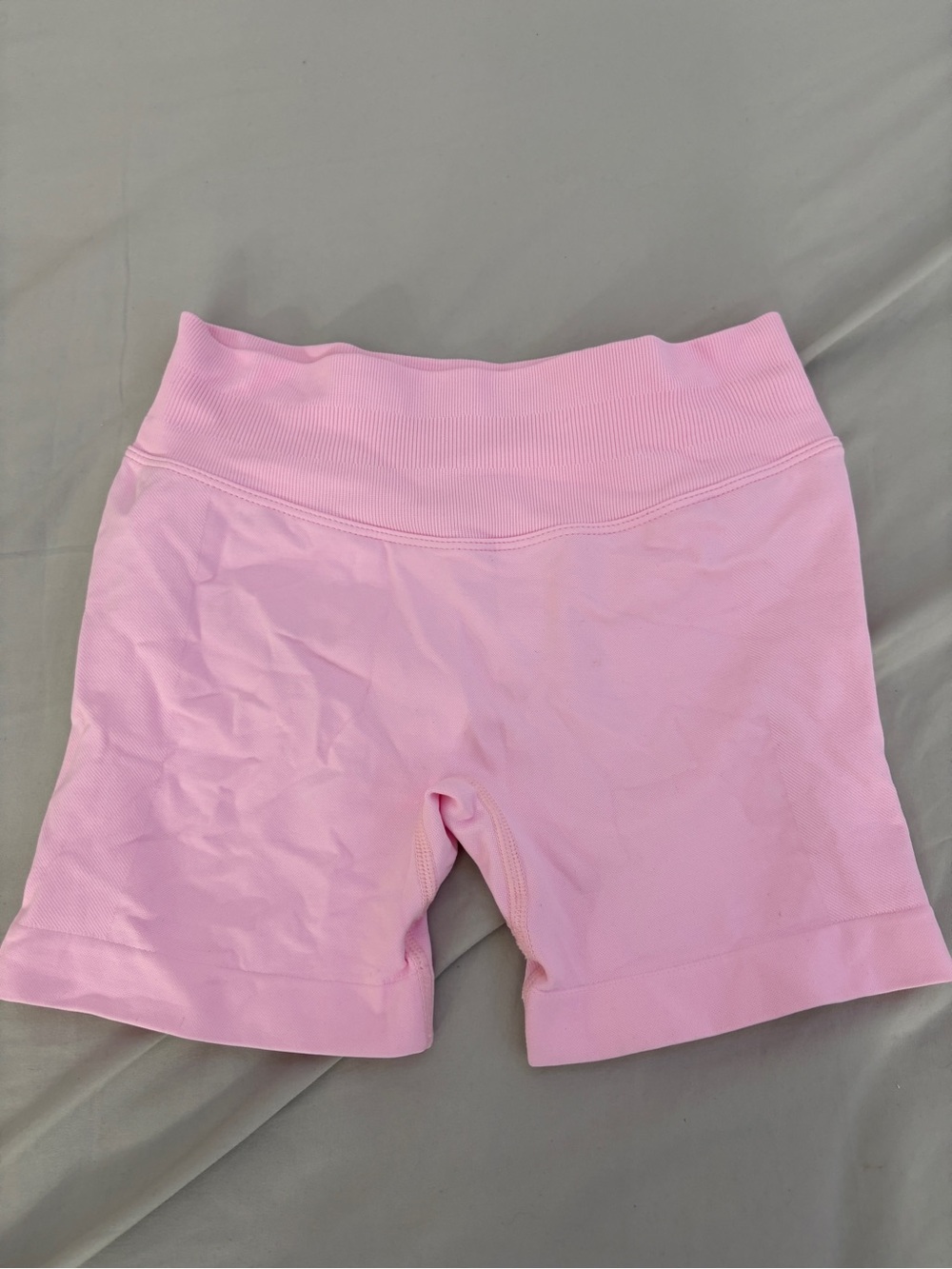 Women's High-Waist Pink Active Shorts